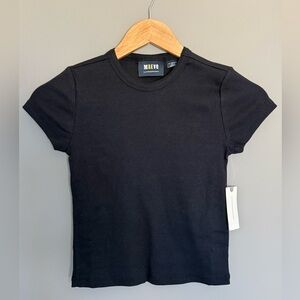 Anthropologie Maeve classic ribbed baby tshirt